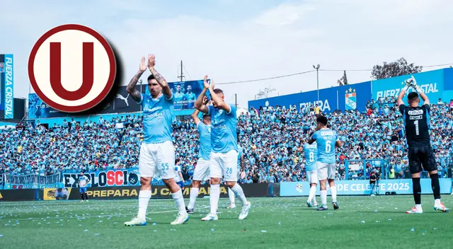 Exfigura de Universitario se hizo presente en la Tarde Celeste con camiseta de Sporting Cristal.