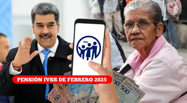 La Pensión IVSS de febrero comenzó a pagarse desde 20 de enero. La Pensión IVSS de febrero comenzó a pagarse desde 20 de enero.