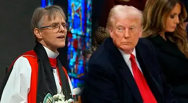Donald Trump y su reacción al escuchar a obispo pedir piedad por inmigrantes y colectivo LGTBIQ+.