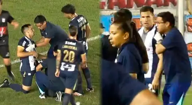 Guillermo Enrique no pudo seguir en el partido por una lesión en el hombro.