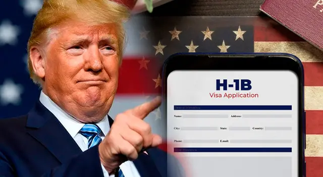 Trump critica a trabajadores inmigrantes y responde sobre la VISA H-1B. Trump critica a trabajadores inmigrantes y responde sobre la VISA H-1B.
