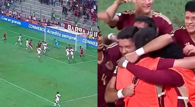 Gol de Venezuela a Perú en Sudamericano Sub-20. Gol de Venezuela a Perú en Sudamericano Sub-20.