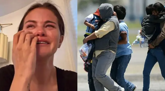 Selena Gomez llora al ver la dura realidad de niños migrantes. Selena Gomez llora al ver la dura realidad de niños migrantes.
