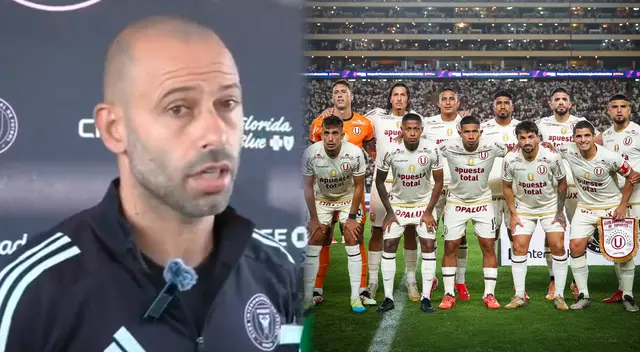Javier Mascherano se refirió sobre el amistoso de Inter Miami ante Universitario.