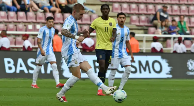 Argentina y Ecuador no pasaron del empate en la fecha 5 del Sudamericano Sub 20.