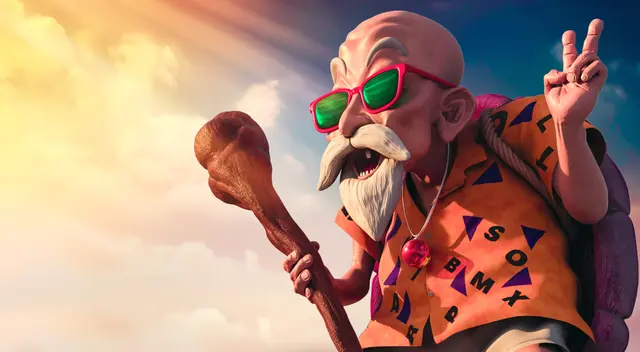 Cómo sería el Maestro Roshi en la vida real. Cómo sería el Maestro Roshi en la vida real.