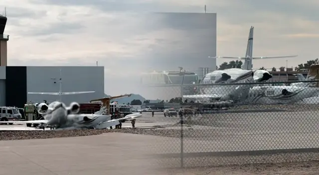 La pista del aeropuerto permanece cerrada mientras continúan las investigaciones.
