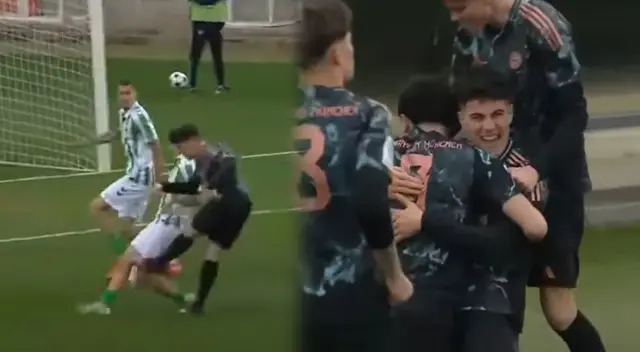 Felipe Chávez marcó golazo para el 1-0 de Bayern Múnich. Felipe Chávez marcó golazo para el 1-0 de Bayern Múnich.