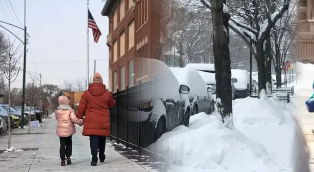 Estas escuelas cerraron en Chicago por el fuerte frío.