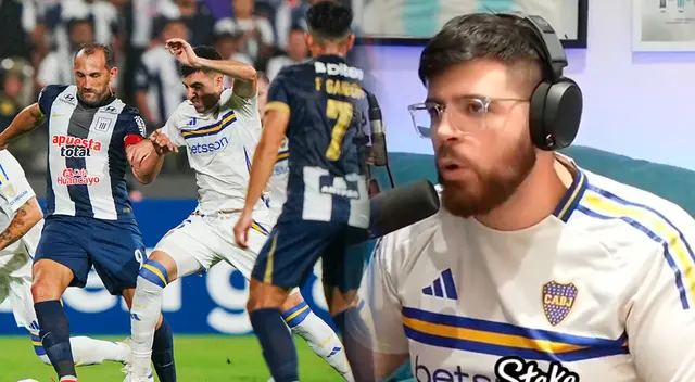 El streamer 'La Cobra' reacciona a la victoria de Alianza Lima ante Boca Juniors por la Copa Libertadores 2025.