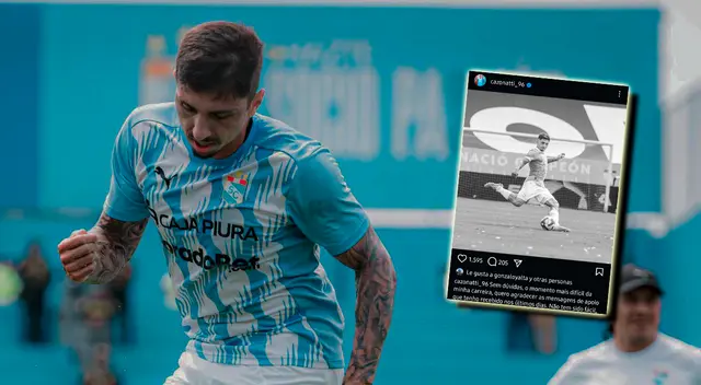 Cazonatti sufrió una grave lesión en la rodilla en el triunfo de Sporting Cristal ante Sport Boys. Cazonatti sufrió una grave lesión en la rodilla en el triunfo de Sporting Cristal ante Sport Boys.