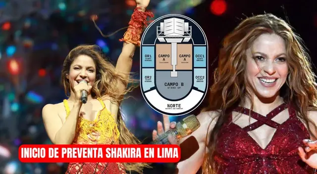 Shakira en Lima: conoce todo sobre los nuevos precios