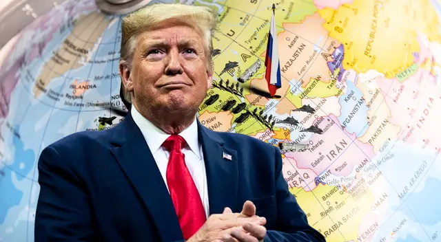 Trump explica sus esfuerzos para restaurar la estabilidad en el mundo.