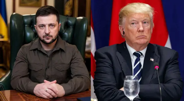 Donald Trump arremete contra Zelensky y genera controversia en Estados Unidos.