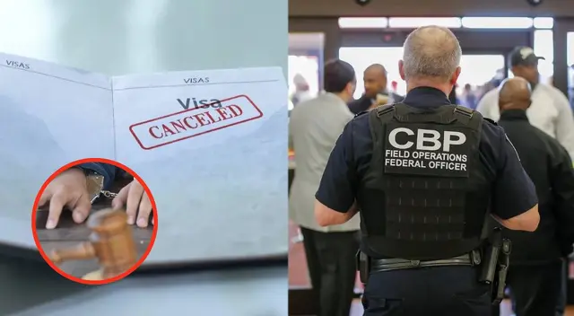 Estuvo detenida durante cuatro horas, esposada e inspeccionada por CBP.