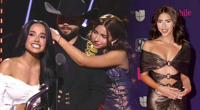 Ángela Aguilar dedica su premio a inmigrantes en Premio Lo Nuestro 2025.