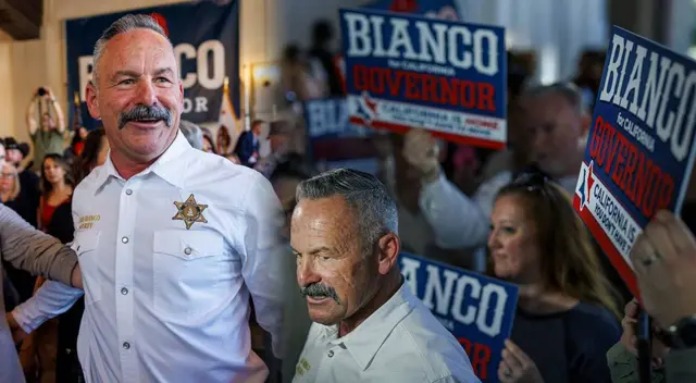 Chad Bianco, sheriff de Riverside, se opone firmemente a la inmigración ilegal.