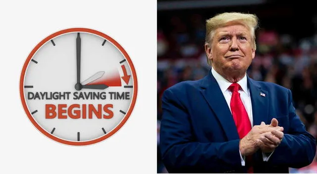 Cambio de hora 2025 Estados Unidos Donald Trump