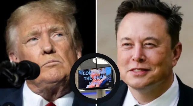 El video con IA en el que Trump besa los pies de Elon Musk.