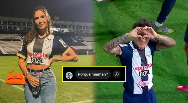 Pareja del delantero desmiente a periodista argentino que se refirió a Guerrero.