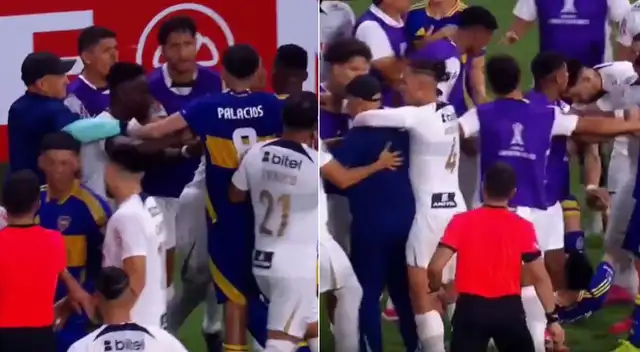 Futbolistas de Boca Juniors y Alianza Lima protagonizaron confusa escena.