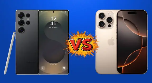 Diferencias y simitudes entre el Galaxy S25 ULTRA vs. iPhone 16 Pro Max. Diferencias y simitudes entre el Galaxy S25 ULTRA vs. iPhone 16 Pro Max.
