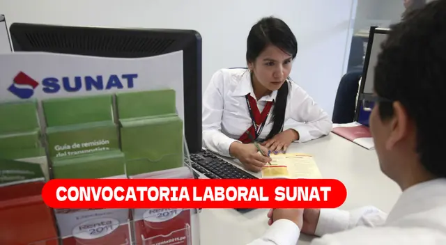 SUNAT está que ofrece puestos de trabajo para personas con secundaria. SUNAT está que ofrece puestos de trabajo para personas con secundaria.