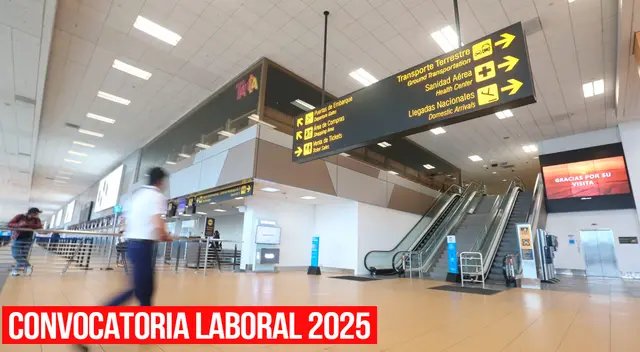 Convocatoria laboral del Aeropuerto Jorge Chávez para marzo 2025.