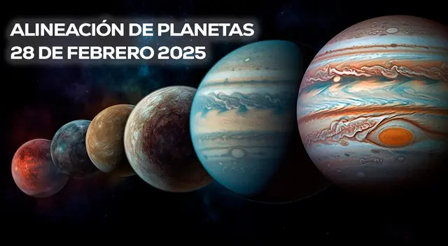 Este 28 de febrero se producirá un fenómeno astronómico excepcional: la alineación de siete planetas del Sistema Solar.