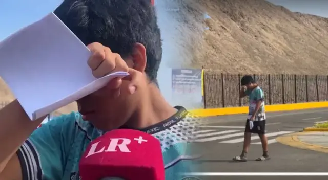 Postulante a UNMSM olvida DNI y se quiebra en exteriores
