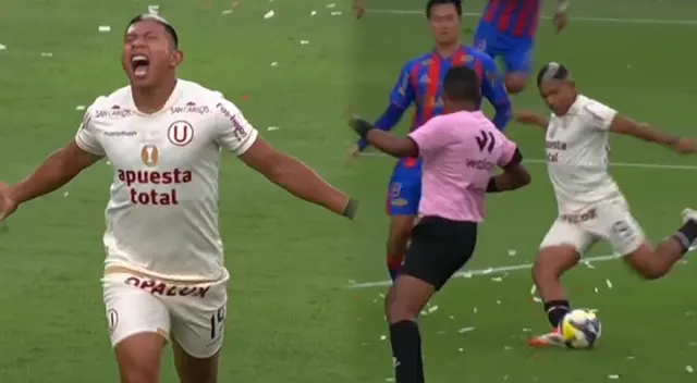 Edison Flores marcó su primer gol con Universitario este 2025.