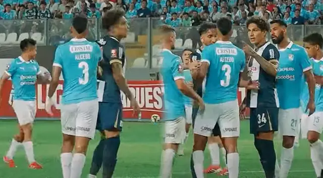 Paolo Guerrero y Flavio Alcedo tuvieron cruce previo al gol de Alianza Lima.