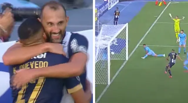 Hernán Barcos abrió la cuenta para Alianza Lima ante Deportes Iquique.