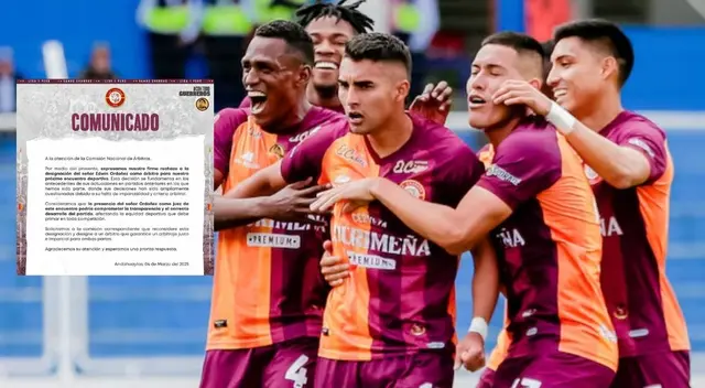 Los Chankas FC no quiere a Edwin Ordoñez como árbitro para su próximo partido