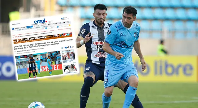 Prensa chilena reacciona a victoria de Alianza Lima sobre Deportes Iquique.