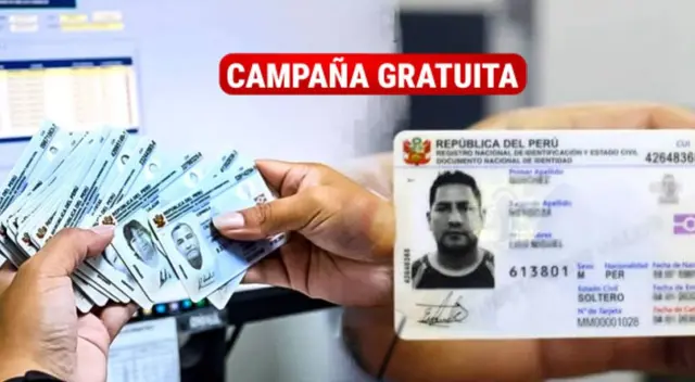 DNI gratis: revisa si accedes al documento sin costo
