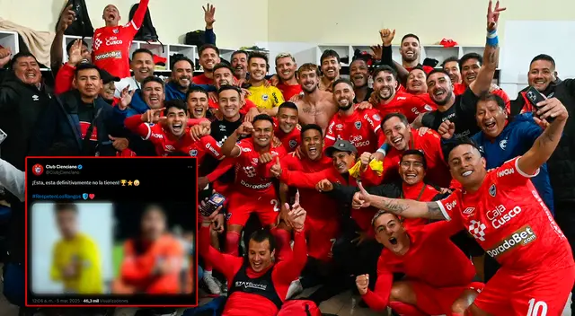 Cienciano mandó un polémico mensaje a  clubes peruanos