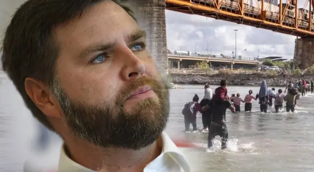 JD Vance visita frontera de EE. UU. con México.