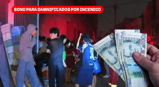 El alcalde de Lima, Rafael López Aliaga, anunció bono para las familias damnificadas por incendio en Barrios Altos.