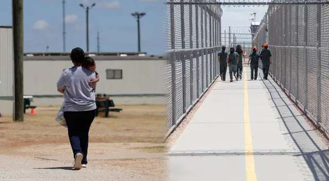 Reabren centro de detención privado para familias inmigrantes cerrado por Biden.