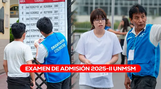 Conoce a qué hora empieza y termina el examen de admisión 2025 de San Marcos de este 8 de marzo.