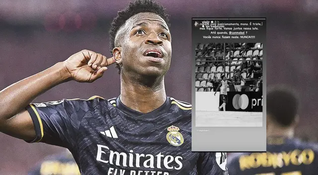 Vinicius Juniors se pronunció sobre el acto de racismo hacia Luighi Hanri en la Copa Libertadores Sub20.
