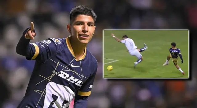 Piero Quispe marcó un golazo con Pumas en la victoria ante Puebla por la Liga MX.