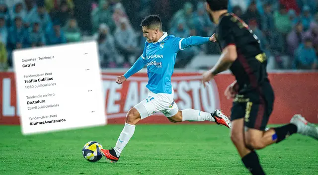 Catriel Cabellos fue tendencia en derrota de Sporting Cristal.