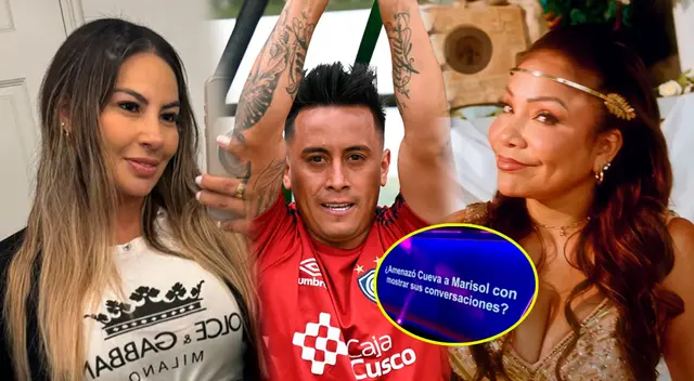 La aún esposa de Christian Cueva reveló que el futbolista afanó a la cantante de cumbia.