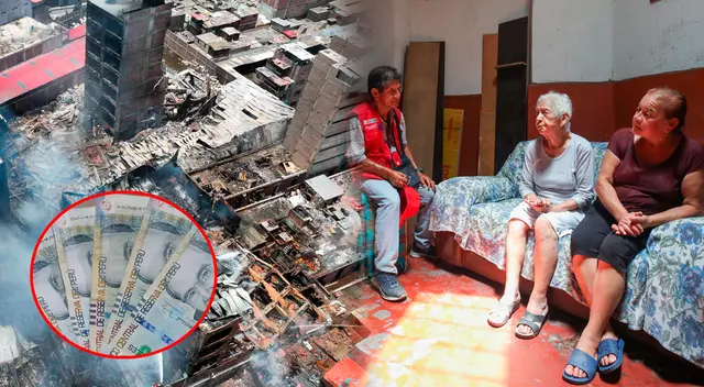 Las familias afectadas por el incendio en Barrios Altos esperan que el Gobierno del Perú realice la entrega del Bono 500 soles.
