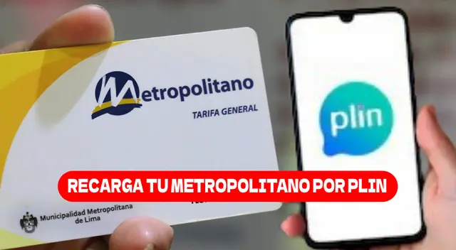 Miles de personas pueden recargar su metropolitano por Plin. Miles de personas pueden recargar su metropolitano por Plin.