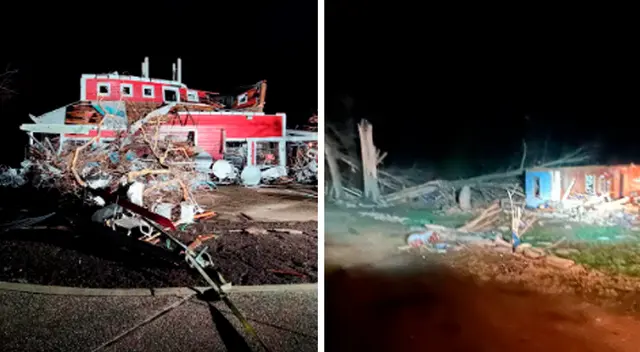 Tormenta y tornados dejaron 18 fallecidos y decenas de heridos en EE.UU.
