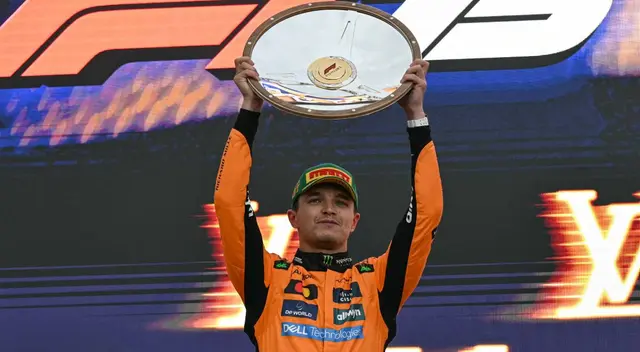Lando Norris sorprendió en la Fórmila 1 y ganó el GP de Australia