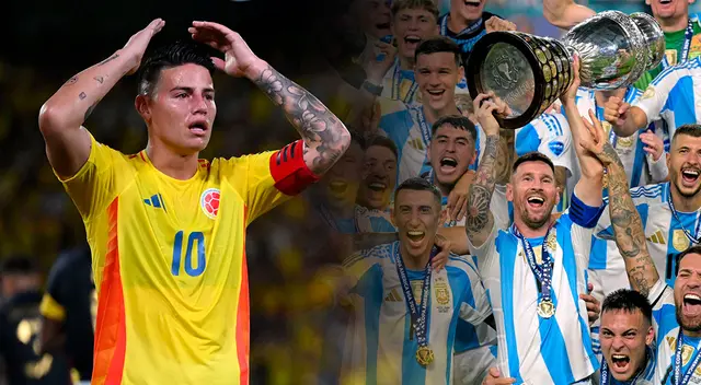 James Rodríguez afirmó que el arbitraje favoreció a Argentina en la Copa América
